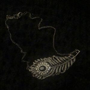 Silver Feather Necklace